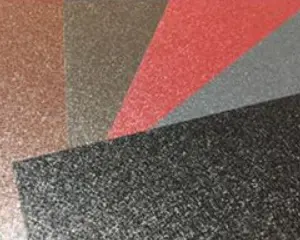 Pilde à motif enveloppé en acier enrobé de couleur ondulée